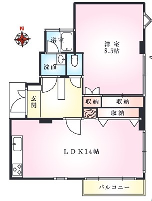 ＫＨマンション 101号室 間取り