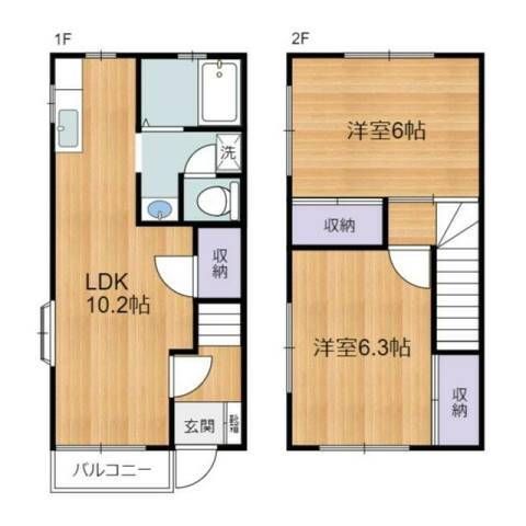 コーポ・ヴェルディ 102号室 間取り