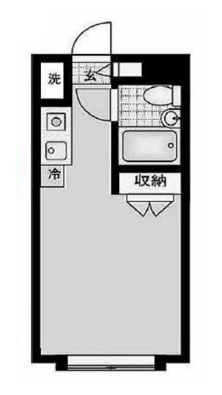 スカイコート矢部 301号室 間取り