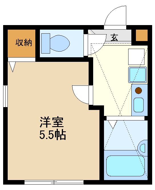 ミルコリーヌ壱番館 101号室 間取り