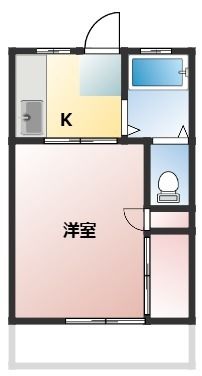 コーポ内坪 103号室 間取り