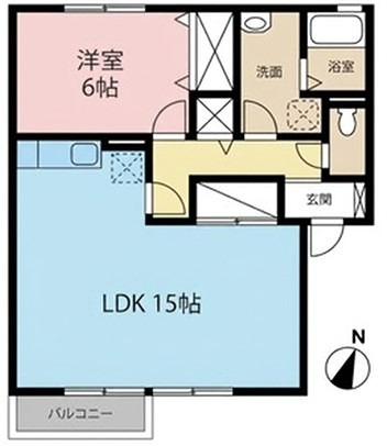 サンハイツ（リノベ済） 203号室 間取り