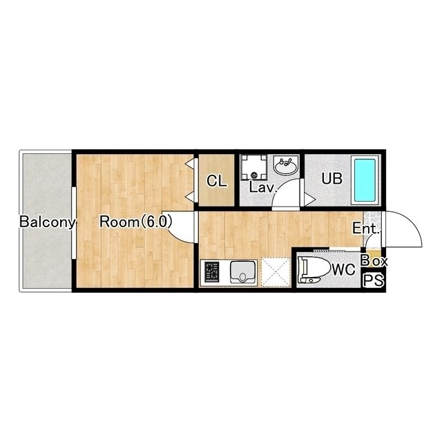 ジーメゾン相模原淵野辺 102号室 間取り