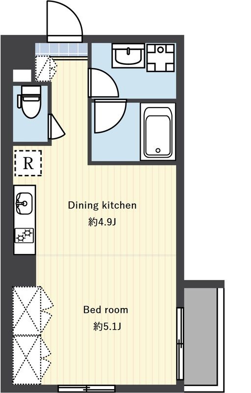 Settle鹿沼台 102号室 間取り