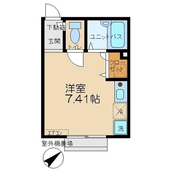 スタージュ 103号室 間取り