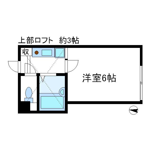ロッシェル橋本６ 3-102号室 間取り