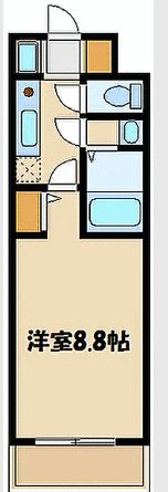 メイプルコート 103号室 間取り