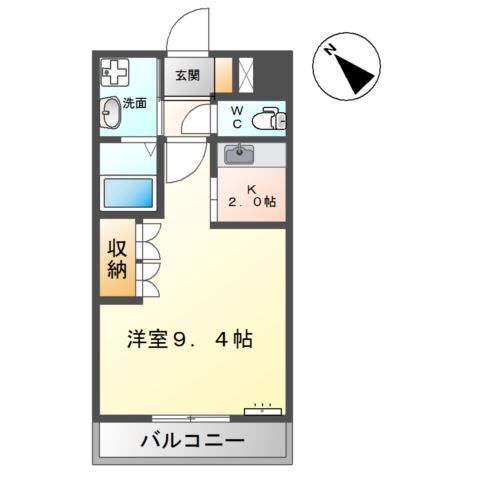 グランペール　エリテ 205号室 間取り