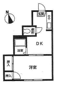 スコレー橋本 105号室 間取り