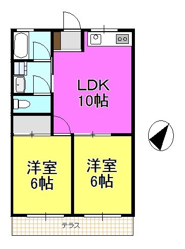 ゴールドツインタワー壱番館 202号室 間取り