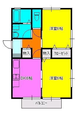 パールハイム 101号室 間取り