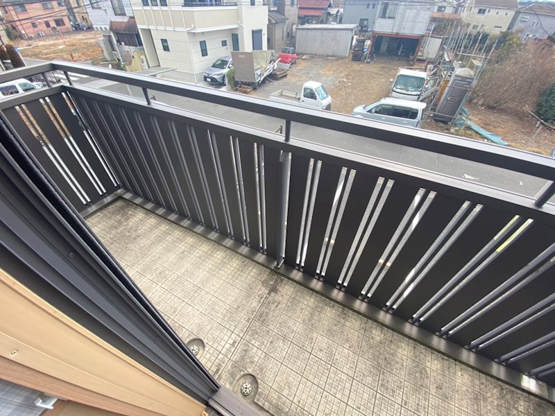 パールハイム ベランダ