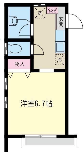 ＳＡＫＵＲＡ・レジデンス 205号室 間取り