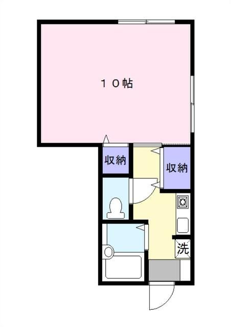 長田第二ビル 207号室 間取り