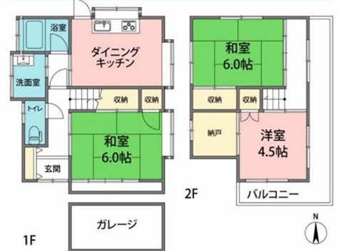 相模原市緑区町屋貸家 間取り
