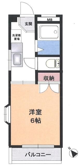 メゾン・アイル 303号室 間取り