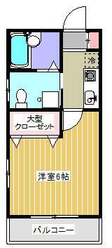 リバーフィールド 203号室 間取り