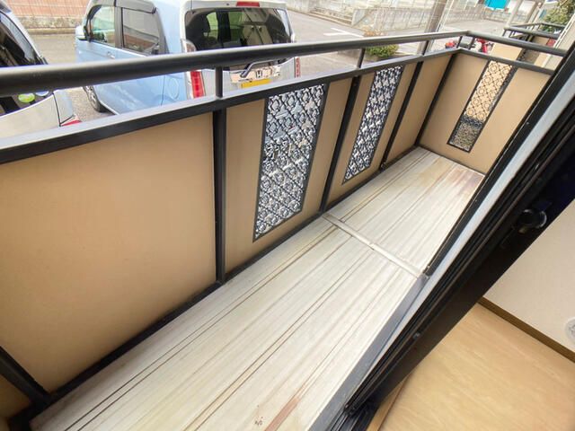 クレセントＡＢ ベランダ