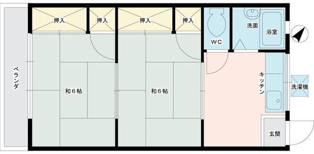 フローラルカネコ 202号室 間取り
