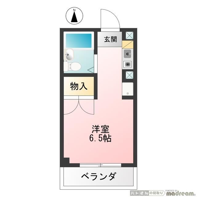 ホワイトウイング片倉Ⅰ 203号室 間取り