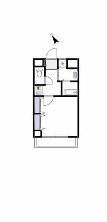 クアイエット 108号室 間取り