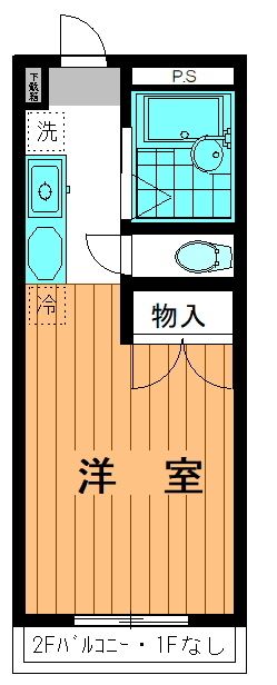 ホワイトピア 106号室 間取り
