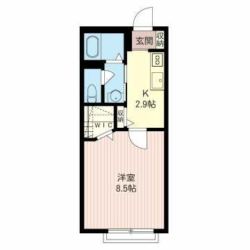 ラ・センティア 0202号室 間取り