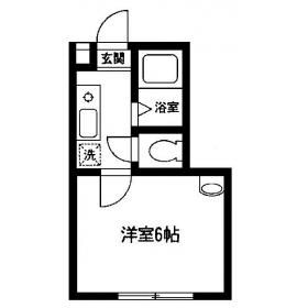 ロッシェル共和３号棟 106号室 間取り
