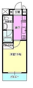 矢部３丁目マンション 603号室 間取り