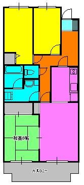 エルムコート 間取り図