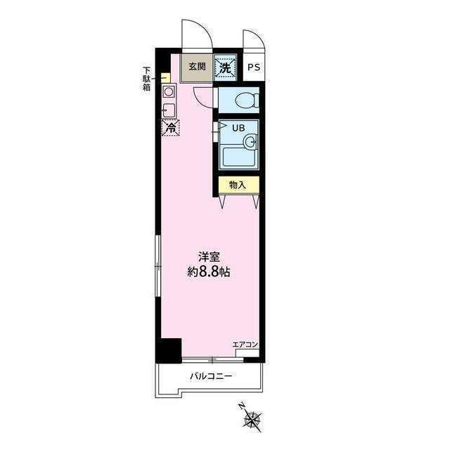 メゾンゼルコーワ 410号室 間取り