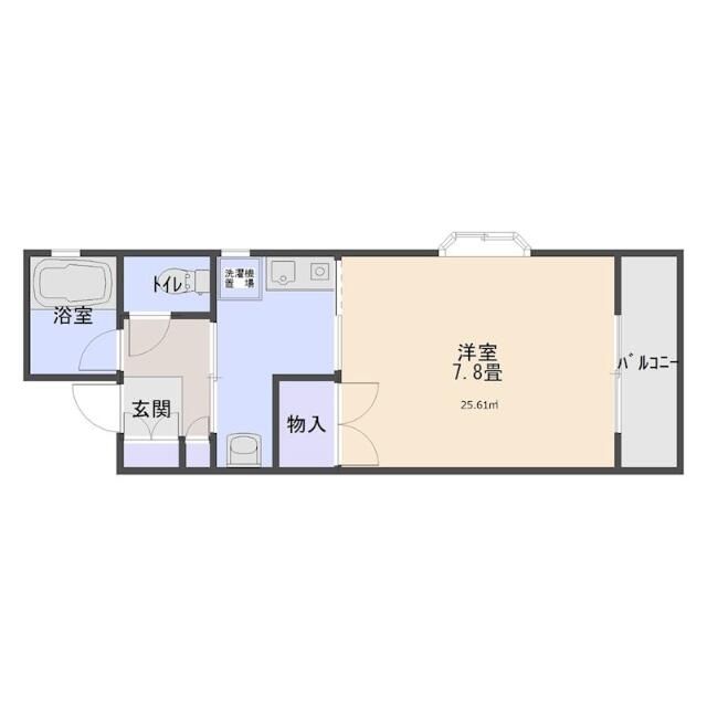 アークヴィラ 2階部分号室 間取り