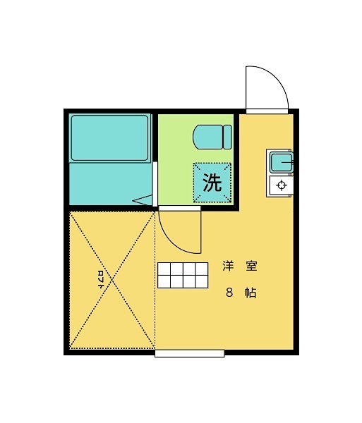 カーサジュノー 102号室 間取り