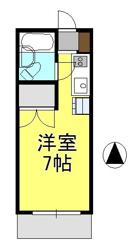 シャトー橋本 202号室 間取り