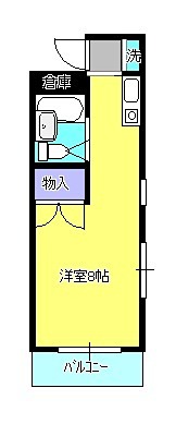 サンライズテラス橋本  105号室 間取り