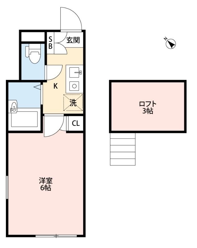 ヴィラコート上溝 109号室 間取り