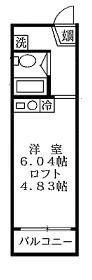 アイメゾン別所 203号室 間取り