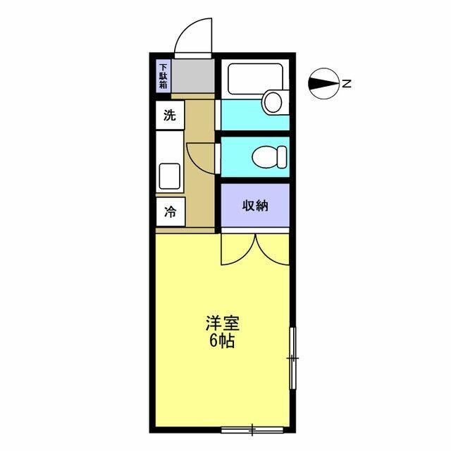 ルグラン南大沢 202号室 間取り