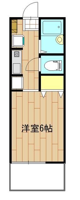 ニューパレス北里Ⅱ 202号室 間取り