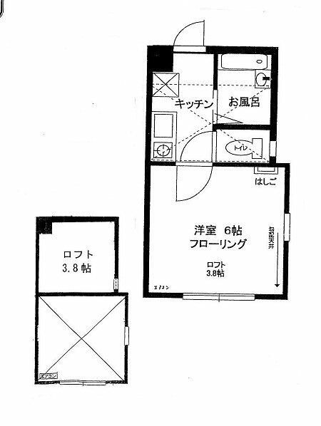 カーサ・フローラ 106号室 間取り