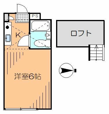 ハイツ東橋本 205号室 間取り