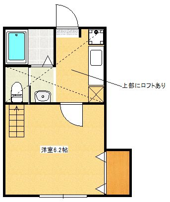 ライムテラス 102号室 間取り