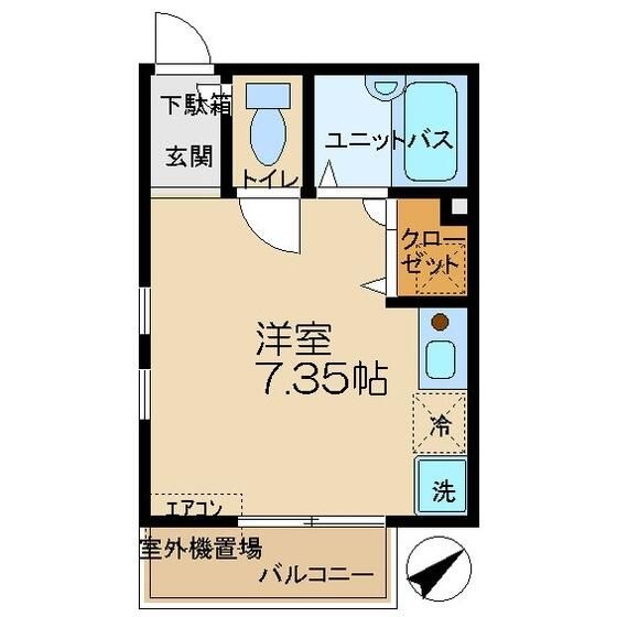 スタージュ 101号室 間取り