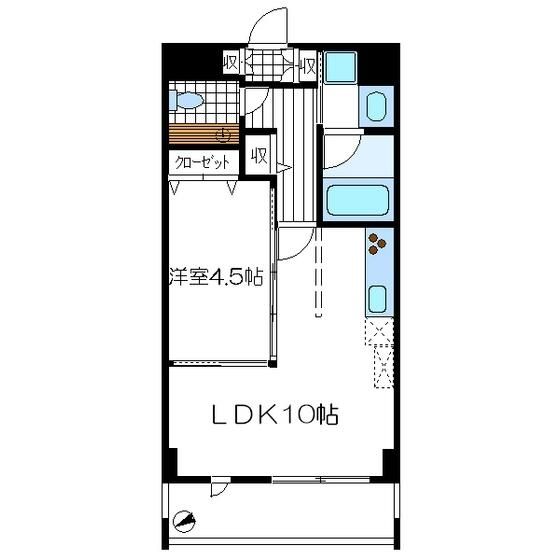 エリーゼ 204号室 間取り