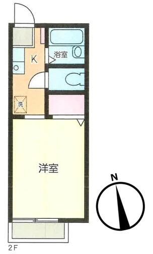 コトードミールＫ２ 201号室 間取り