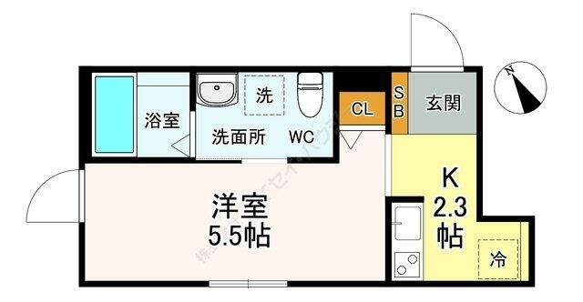 エトワール 203号室 間取り