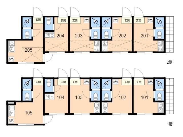 ＴＯＫＹＯ　&beta;　京王永山 102号室 間取り