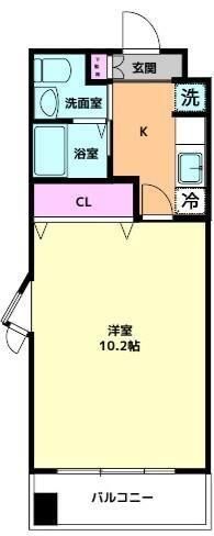 ヤママサ第１０ビル 301号室 間取り