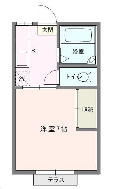 ピアニッシモ 203号室 間取り
