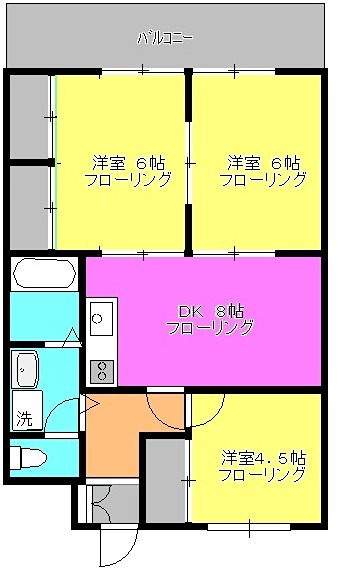 ワークスビル 302号室 間取り